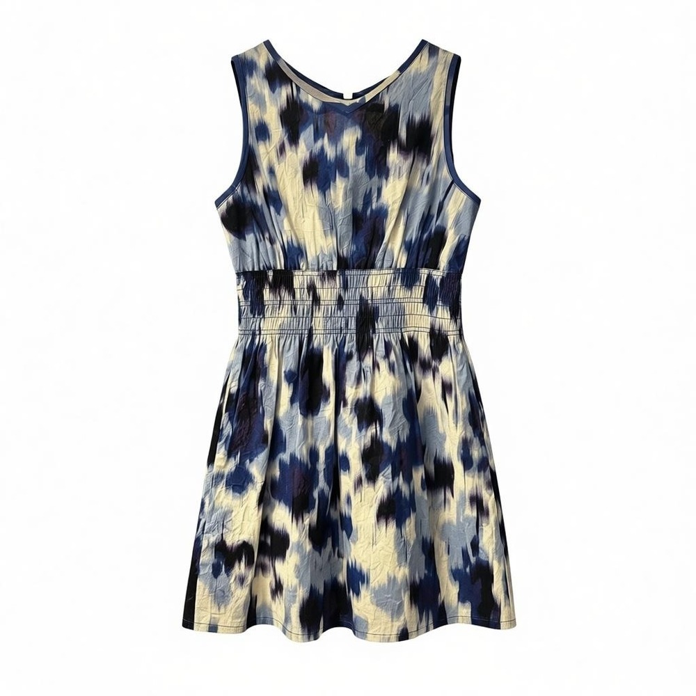 Simply Vera Vera Wang Blue Abstract Print Sleeveless Dress NWT – Sz PS